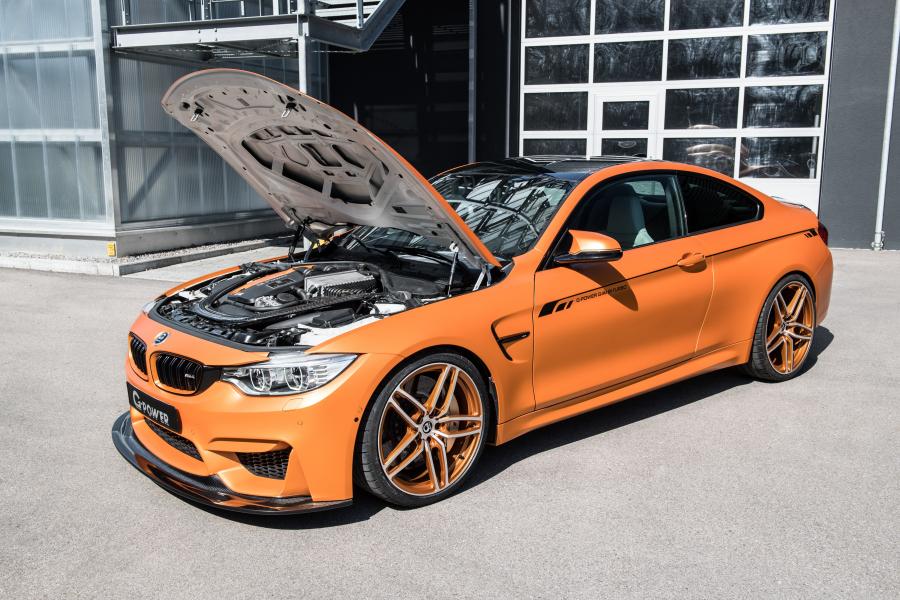 Моторный отсек BMW M4 Coupe Bi-Tronik by G-Power 2017 года  (фото 6 из 11)